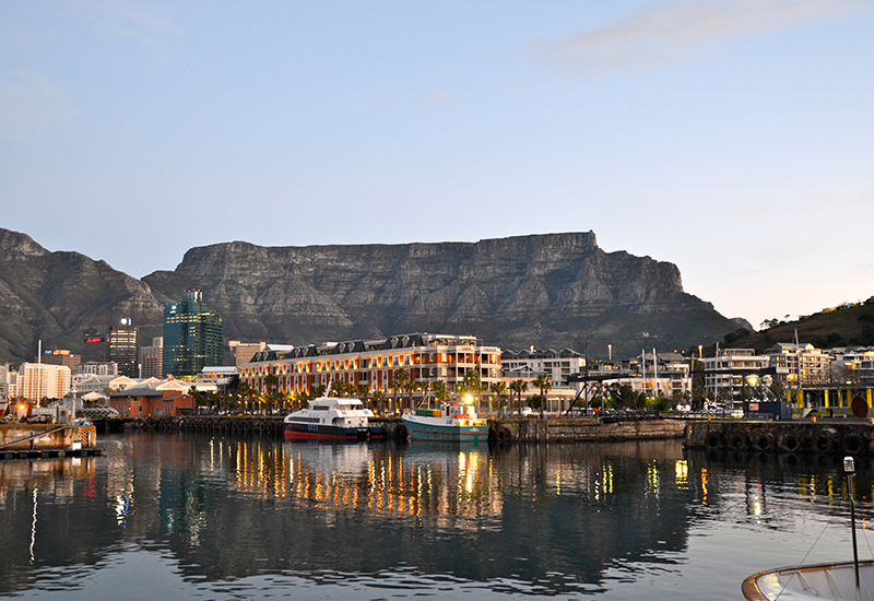 Table Mountain from the Victoria and Alfred Waterfront 