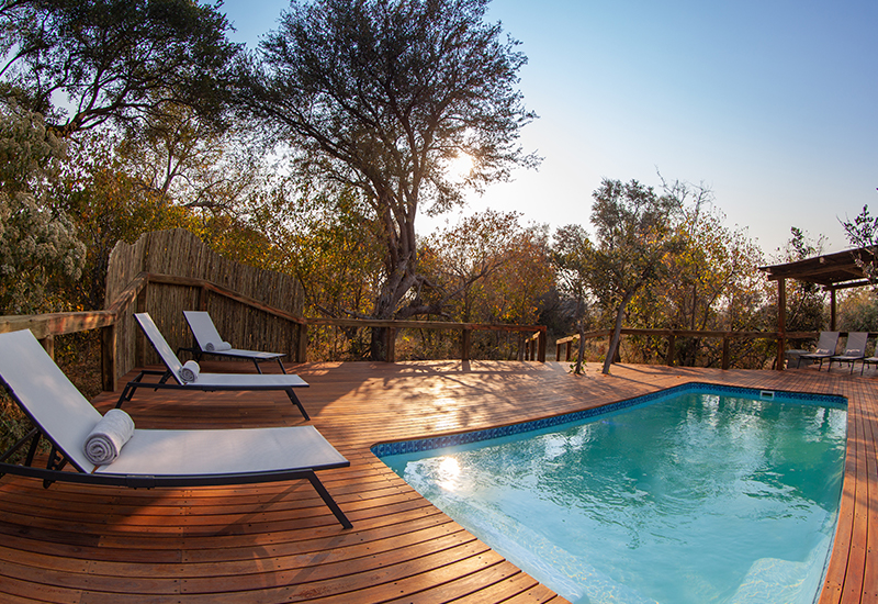 Swimming pool at Splash Camp - Okavango Delta Lodges 