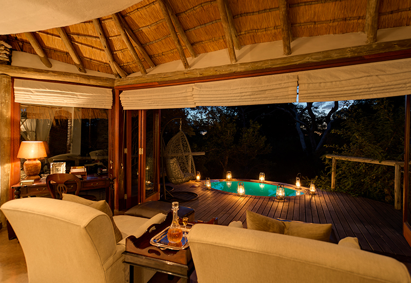 Tintswalo Safari Lodge deck pool