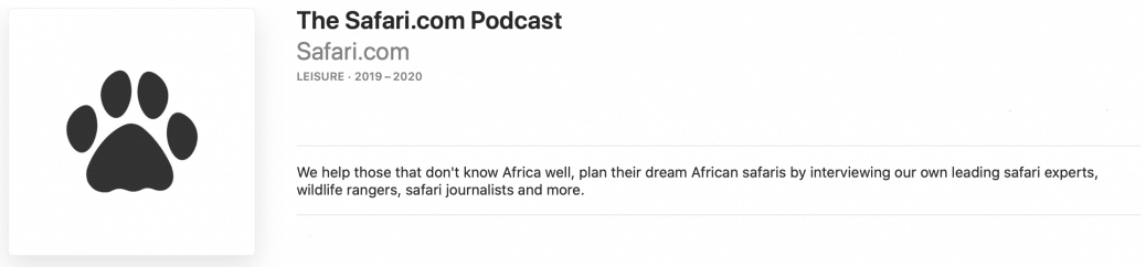 safari.com podcast