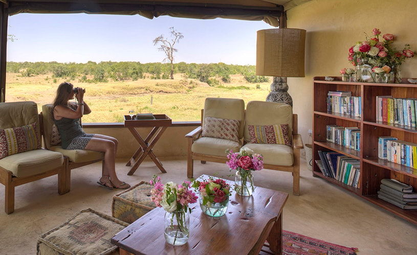 Breathtaking bush views from the main areas of Ol Pejeta - A family-friendly safari lodge