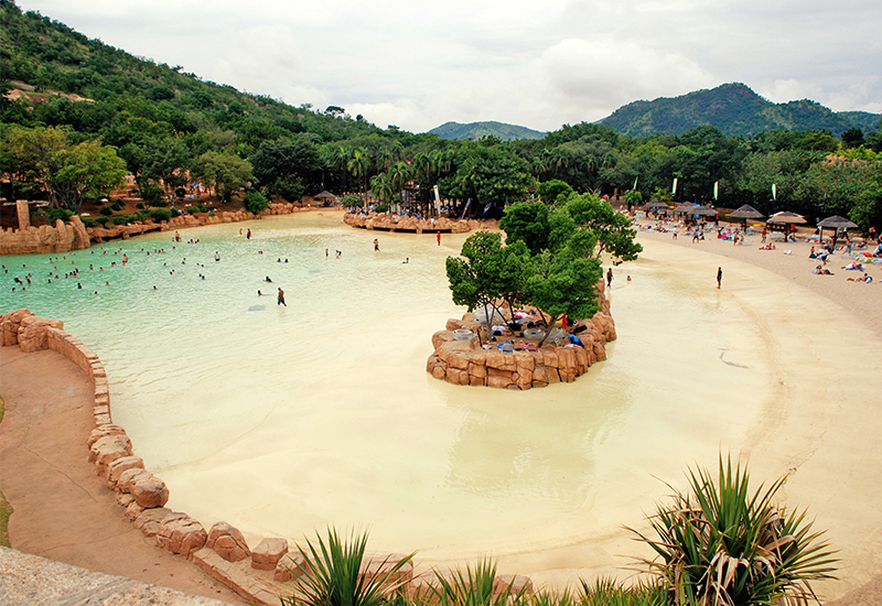 Valley of the waves at Sun City