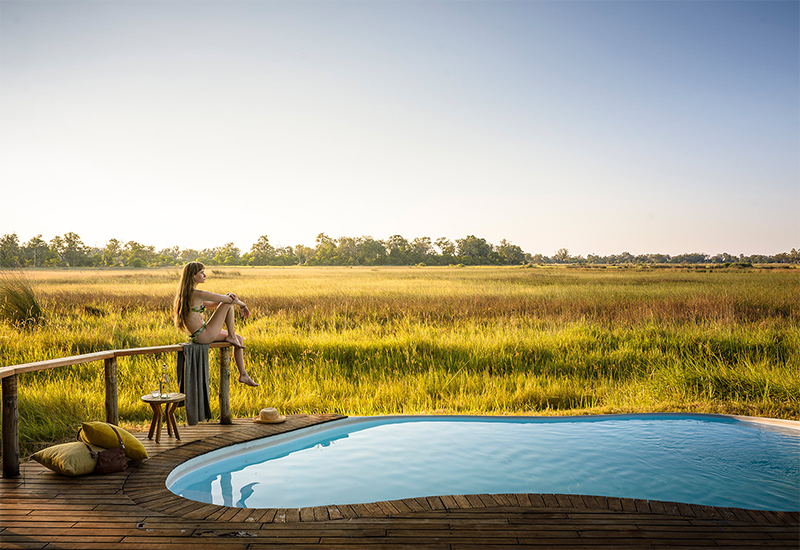 Swimming pool at Sanctuary Stanley's Camp 