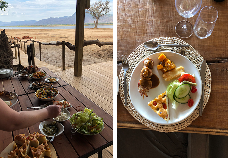 Lunch at Nyamatusi Camp - Safari in Zimbabwe