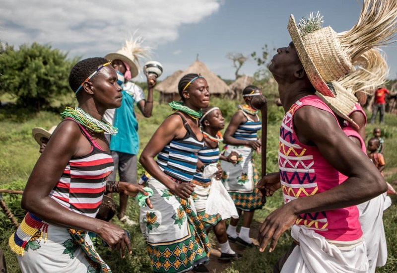 Community visits Singita Faru Faru Lodge Tanzania