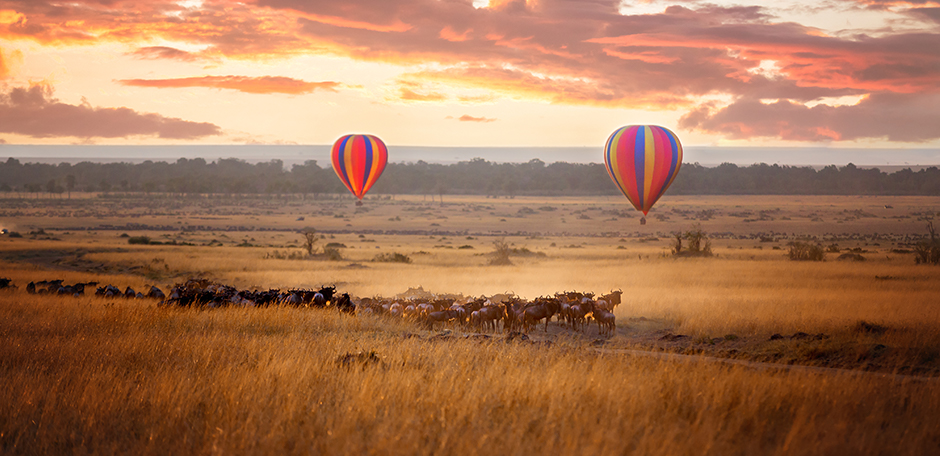 hot air balloon safari tanzania