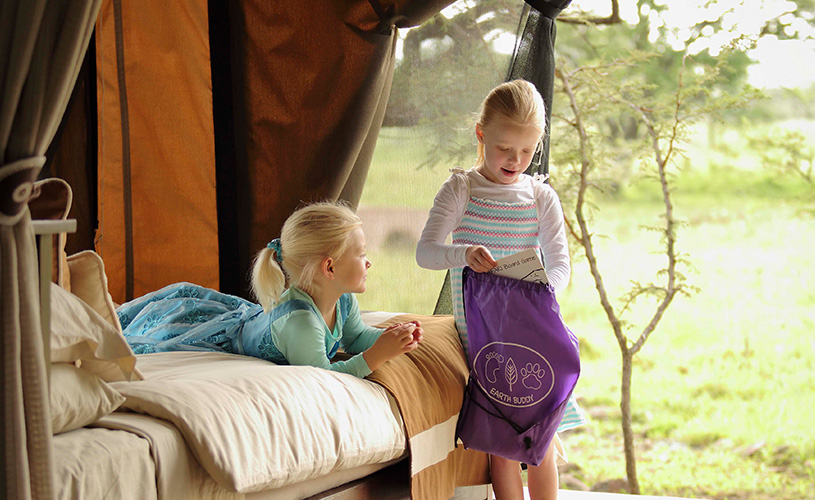 Naboisho Camp offers a family-friendly safari with its children's program and gift bags 