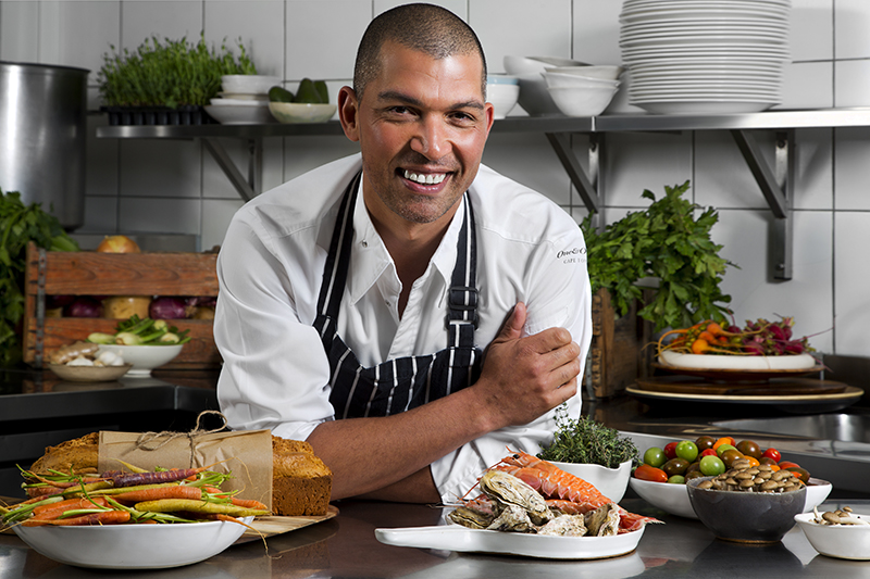 The head chef of the Reubens Restaurant - Reuben Riffel