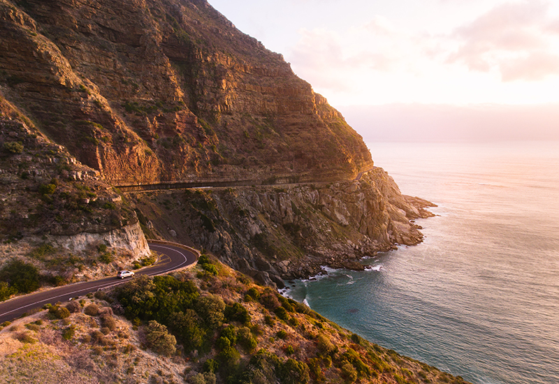 Self drive along Chapmans Peak