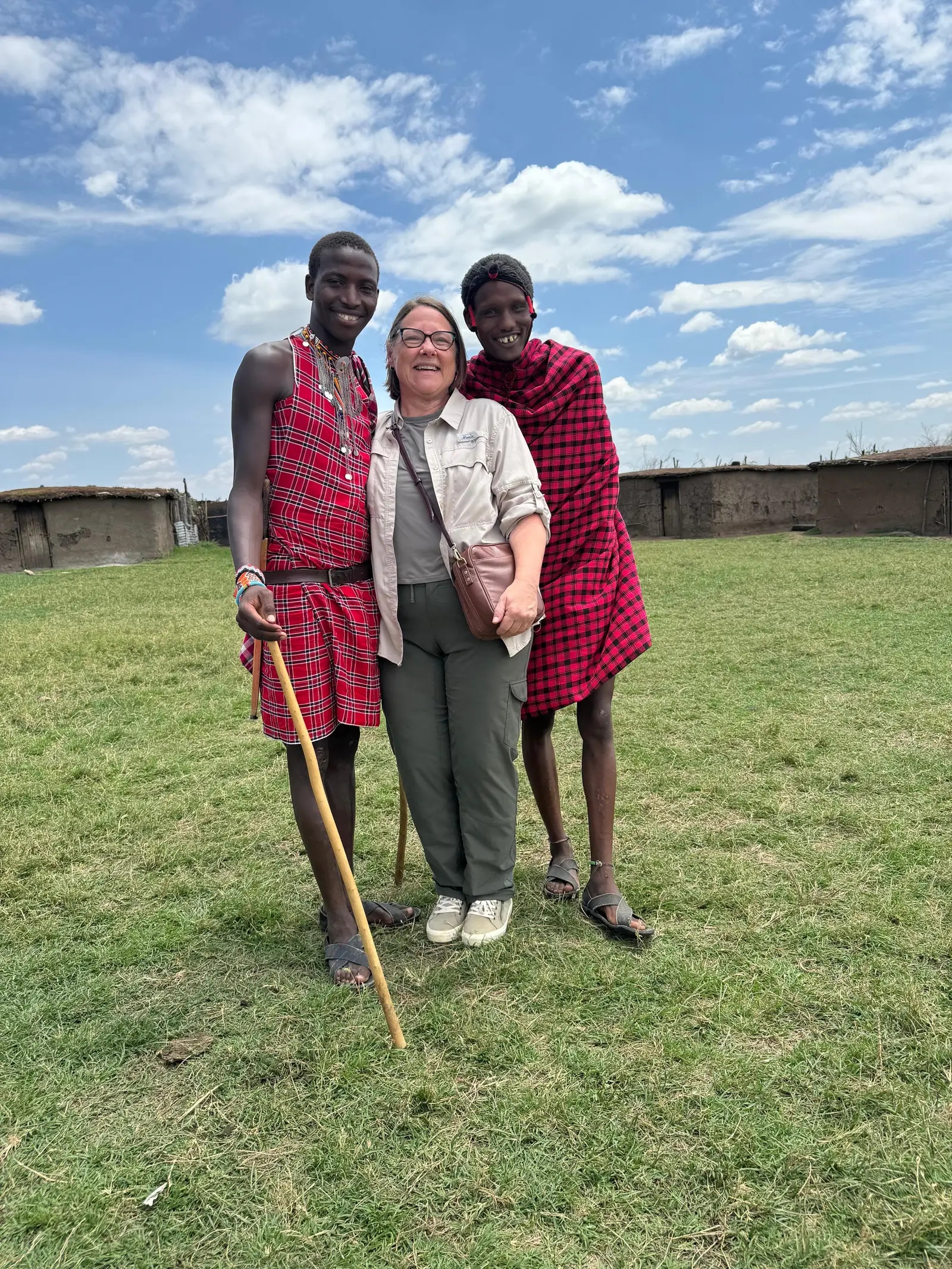 One of our American guests who experienced the charm of Giraffe Manor in Nairobi and the wilderness of Governors' Camp in the Maasai Mara