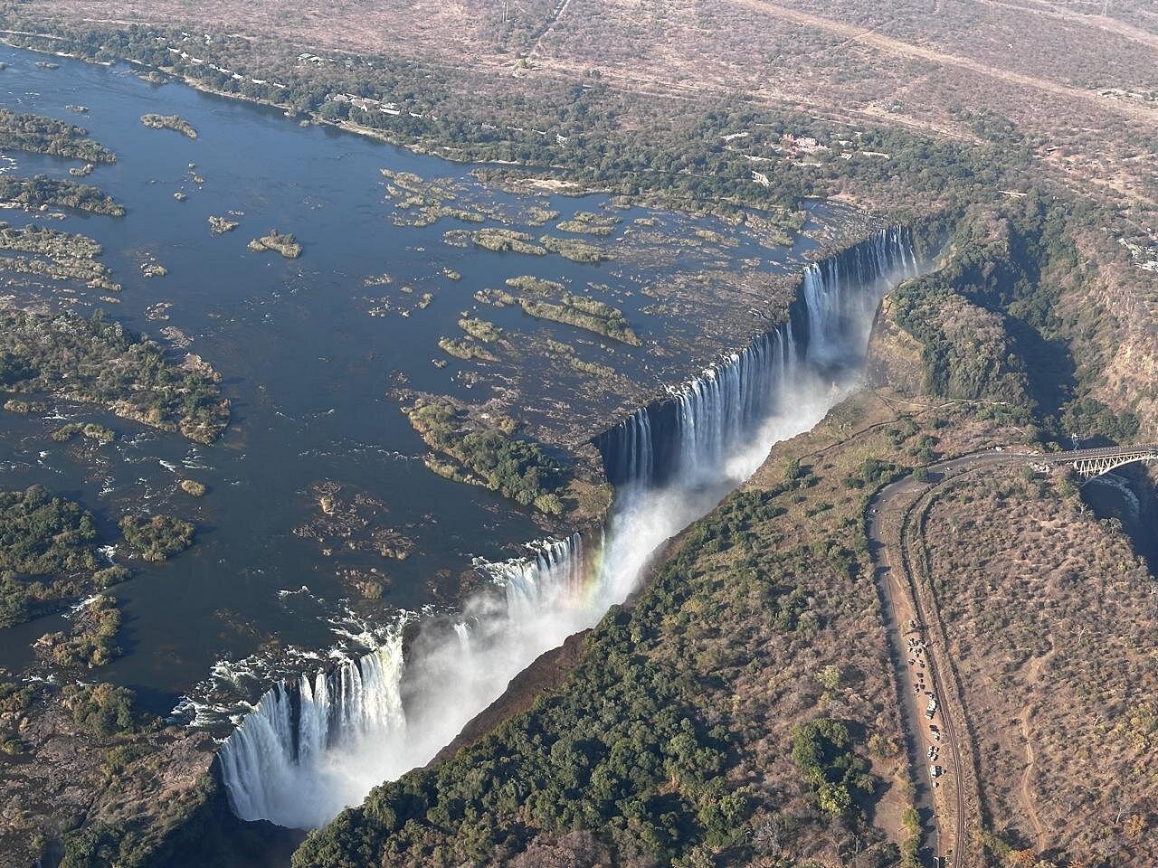 Great pic of Victoria Falls from our guest who stayed in Kruger Park, Victoria Falls & Chobe