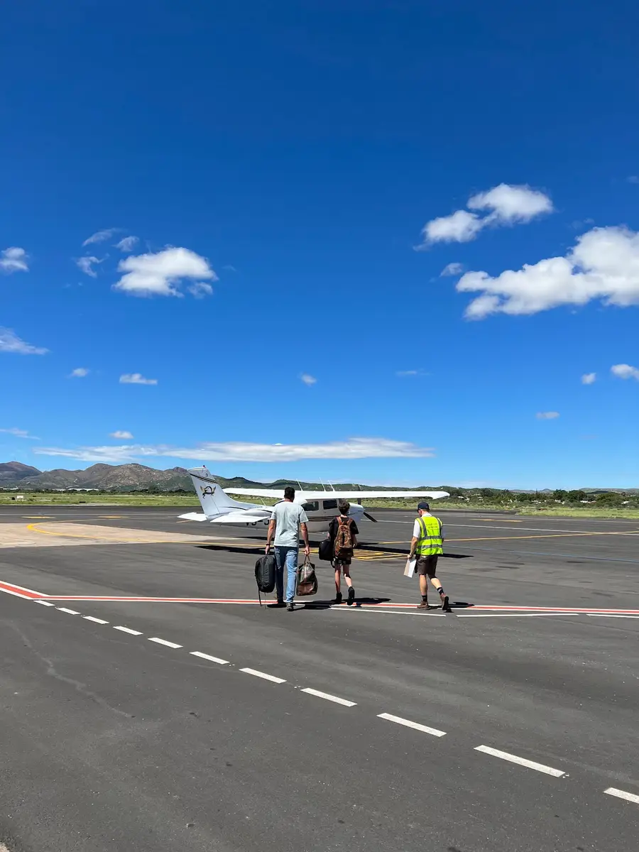 Our guests from the UK began their journey with a stay at The Weinberg in Windhoek, continuing through Sossusvlei and Swakopmund, traveling between destinations by private flights.